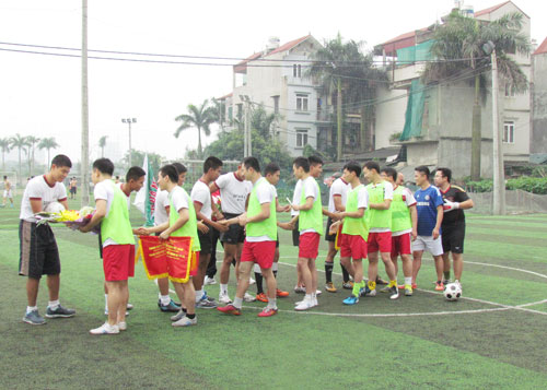 Giao lưu bóng đá giữa Đoàn Thanh niên Học viện CSND với đoàn cán bộ, giáo viên Học viện Cảnh sát Hoàng gia Thái Lan